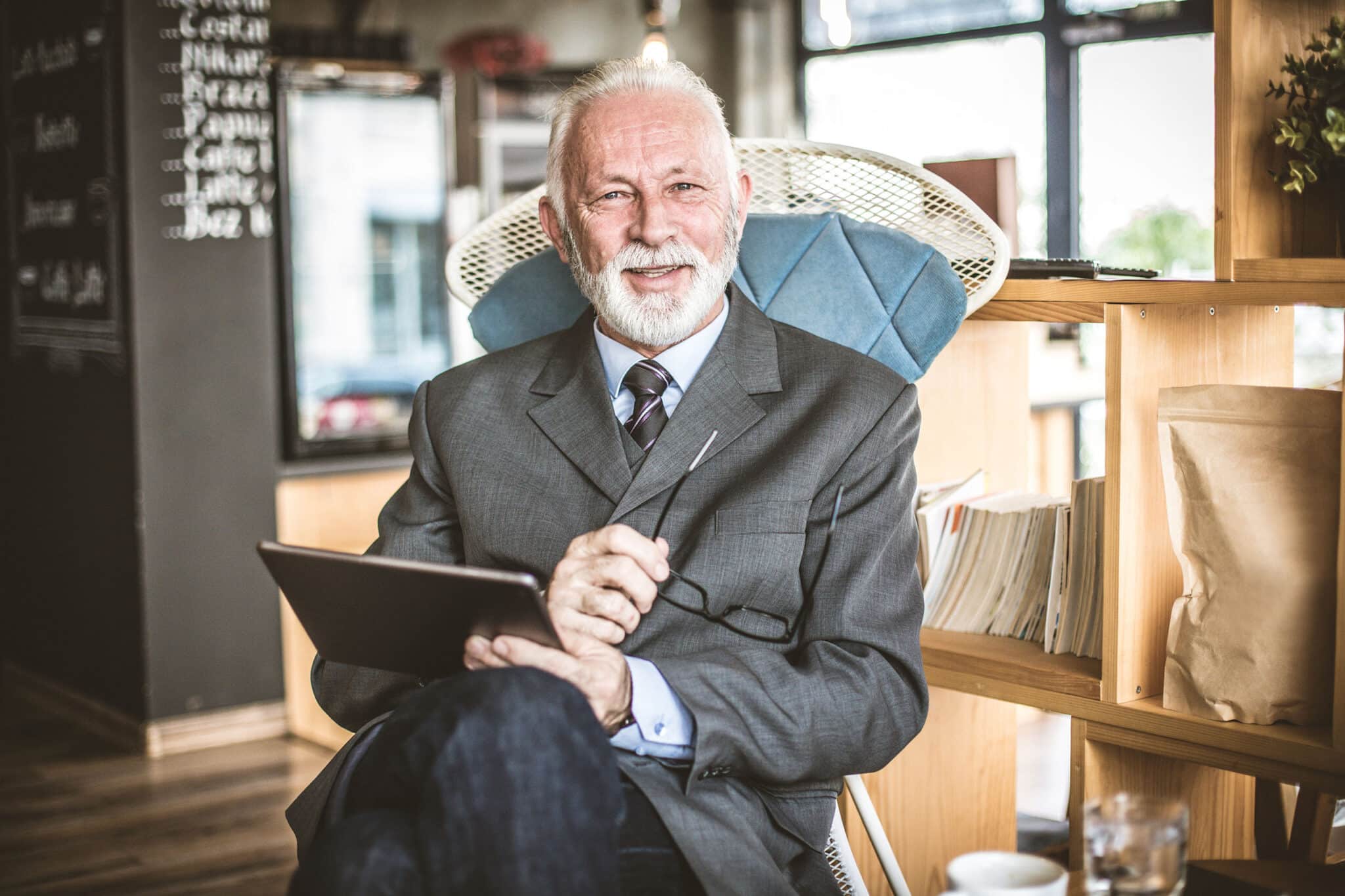 Environmental Headshot of Businessman